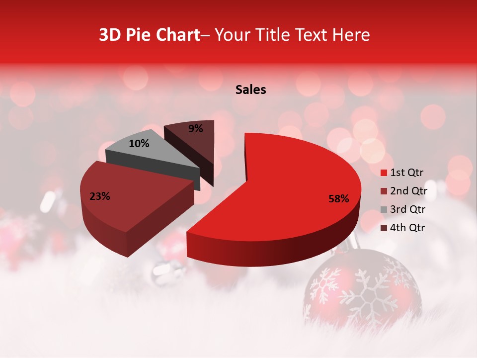 A Red And White Christmas Powerpoint Presentation PowerPoint Template
