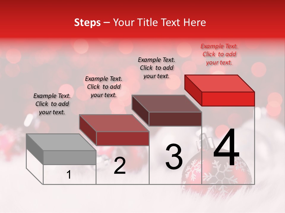 A Red And White Christmas Powerpoint Presentation PowerPoint Template