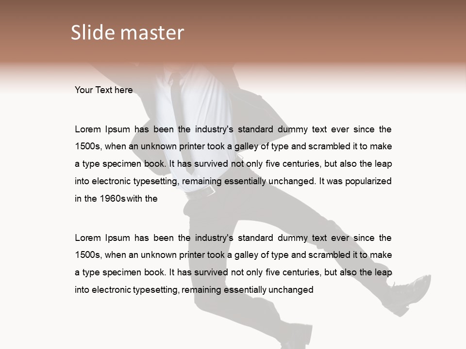 Portrait Mountains Tender PowerPoint Template