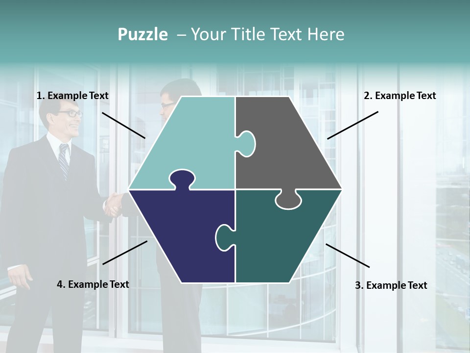 Business Indoors Background PowerPoint Template