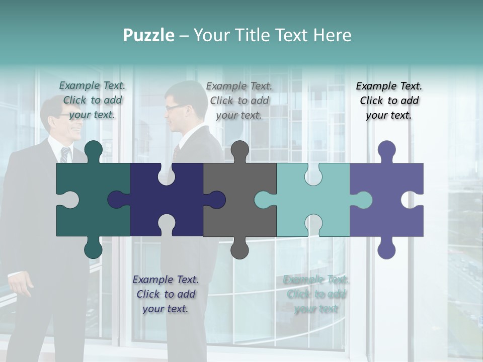 Business Indoors Background PowerPoint Template