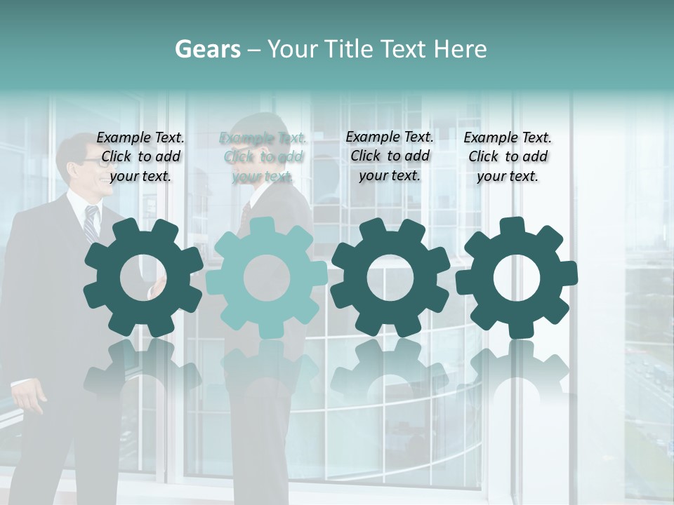 Business Indoors Background PowerPoint Template