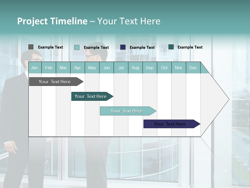 Business Indoors Background PowerPoint Template