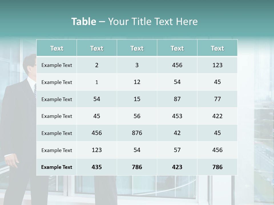 Business Indoors Background PowerPoint Template