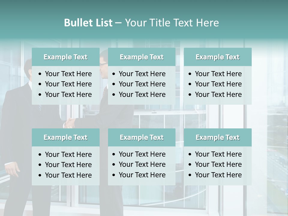 Business Indoors Background PowerPoint Template