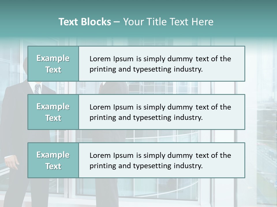 Business Indoors Background PowerPoint Template