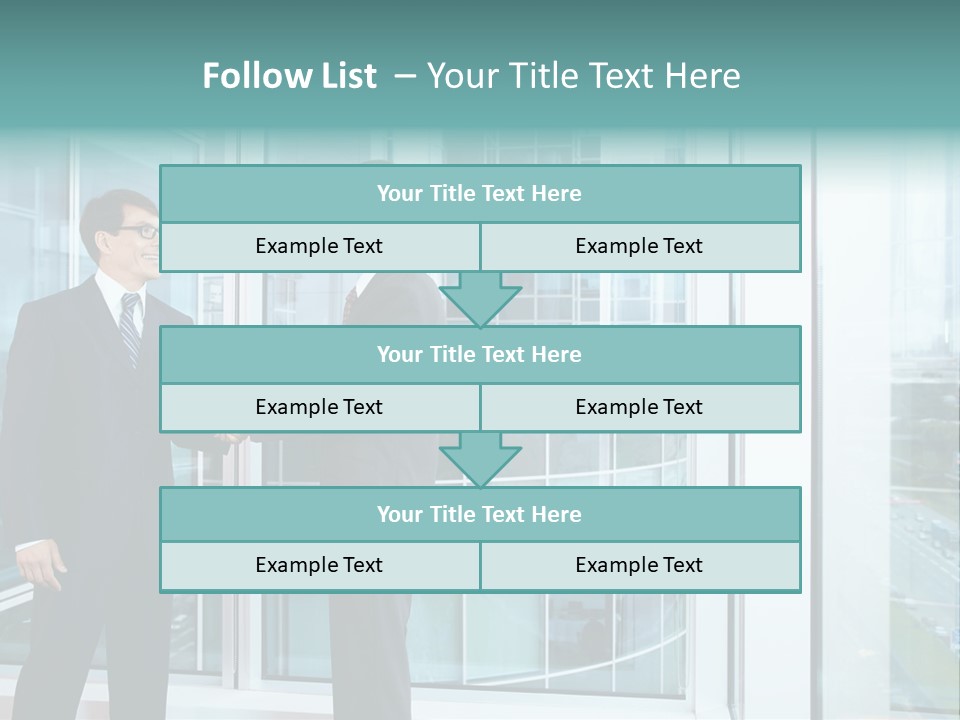 Business Indoors Background PowerPoint Template