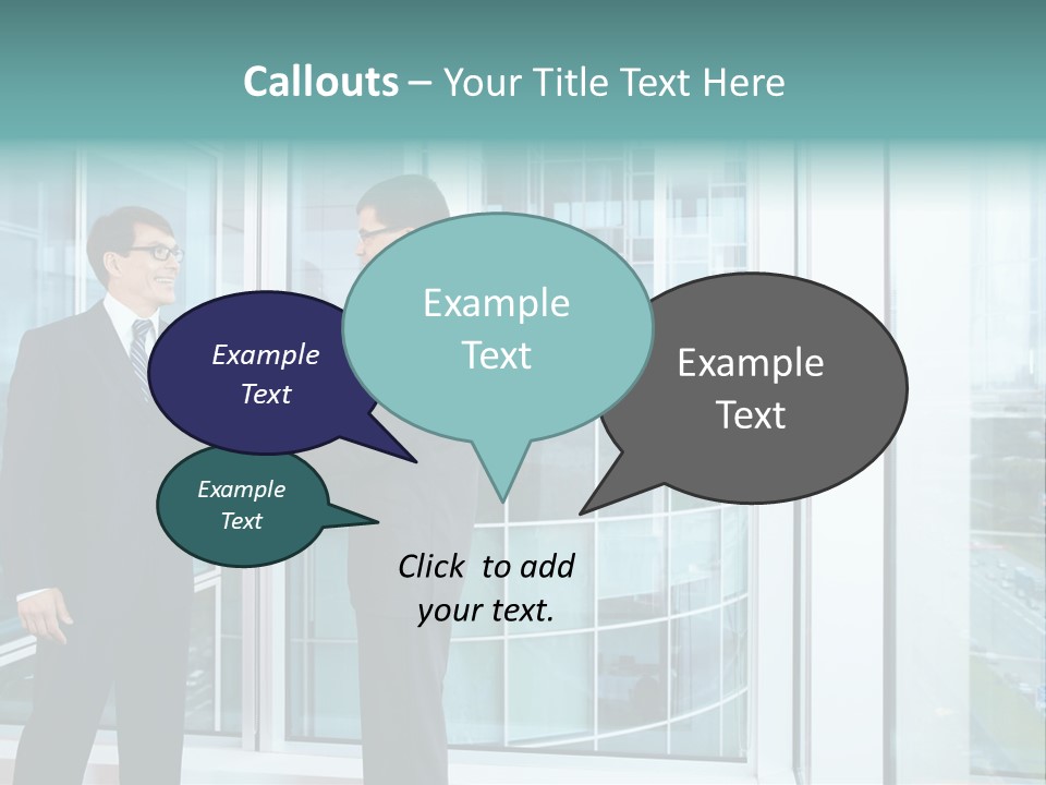 Business Indoors Background PowerPoint Template