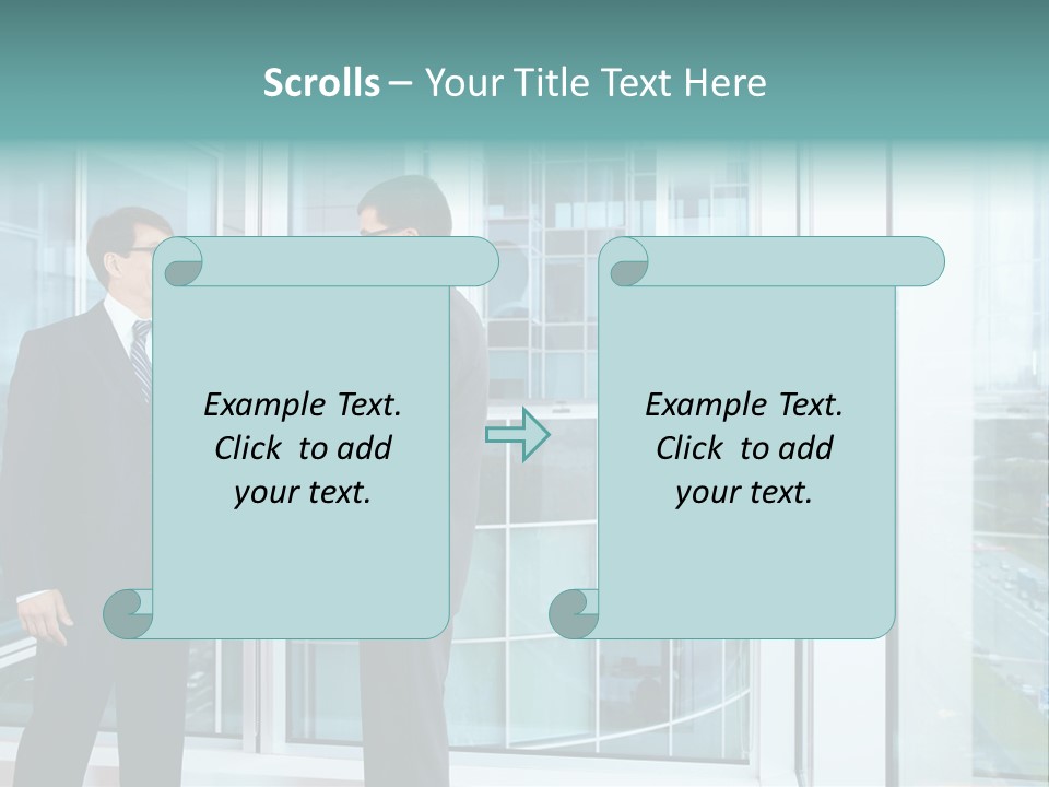 Business Indoors Background PowerPoint Template