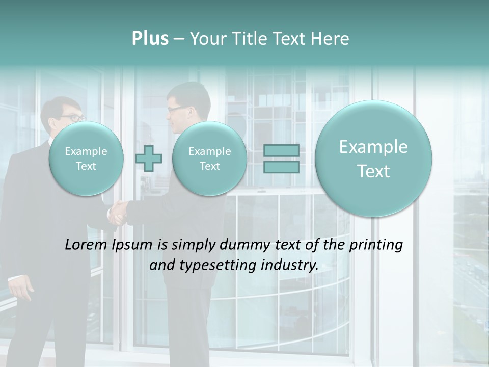 Business Indoors Background PowerPoint Template
