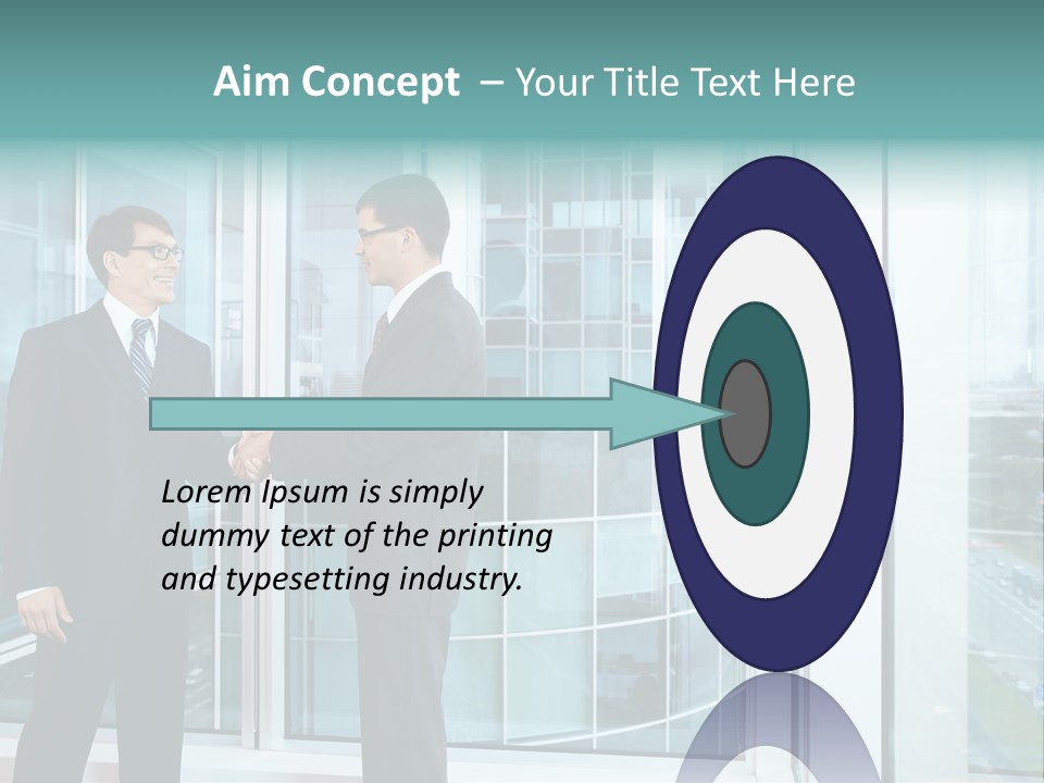 Business Indoors Background PowerPoint Template