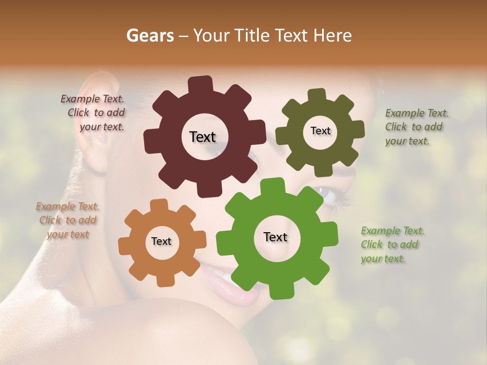 Calm Vertical Skin PowerPoint Template