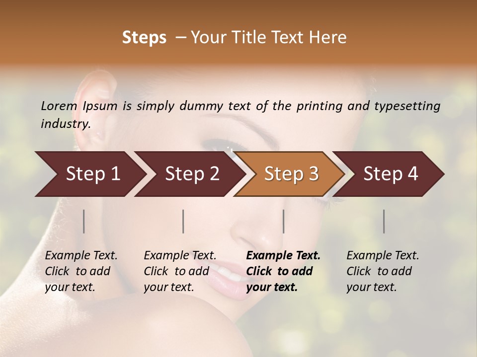 Calm Vertical Skin PowerPoint Template