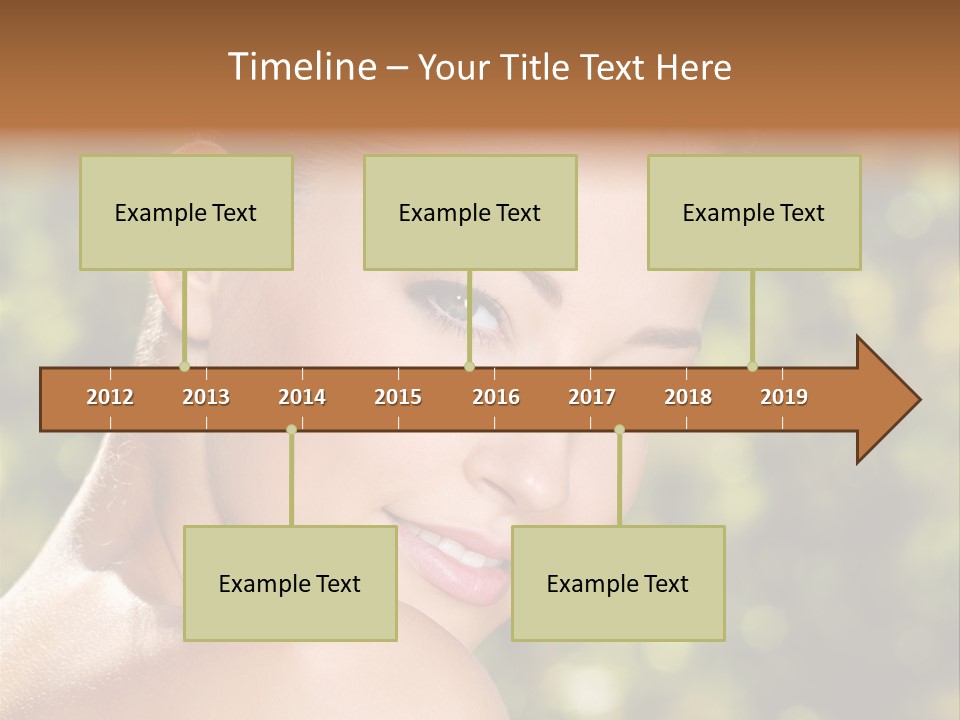 Calm Vertical Skin PowerPoint Template