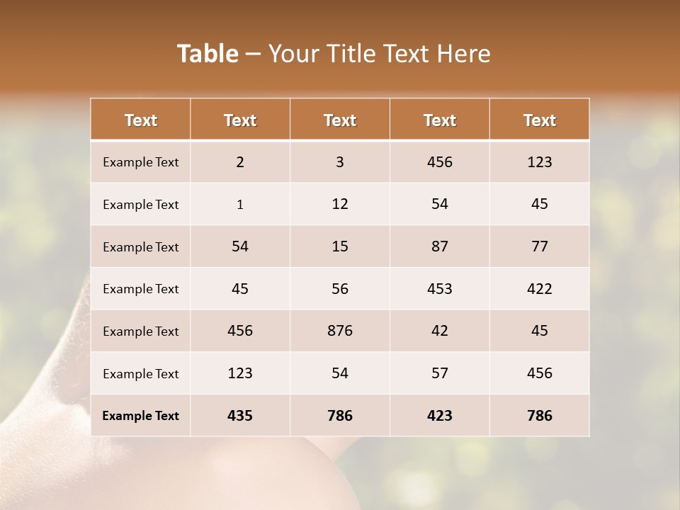 Calm Vertical Skin PowerPoint Template