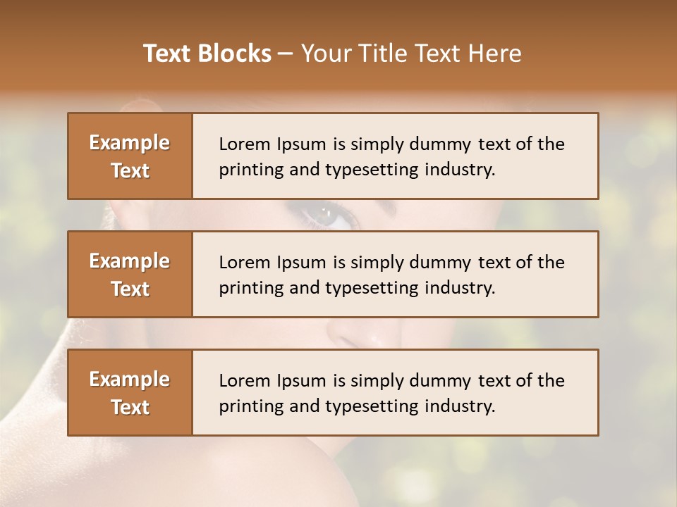 Calm Vertical Skin PowerPoint Template