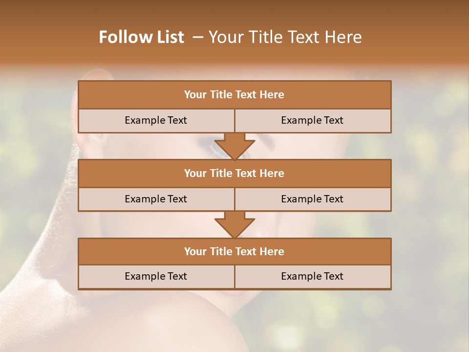 Calm Vertical Skin PowerPoint Template