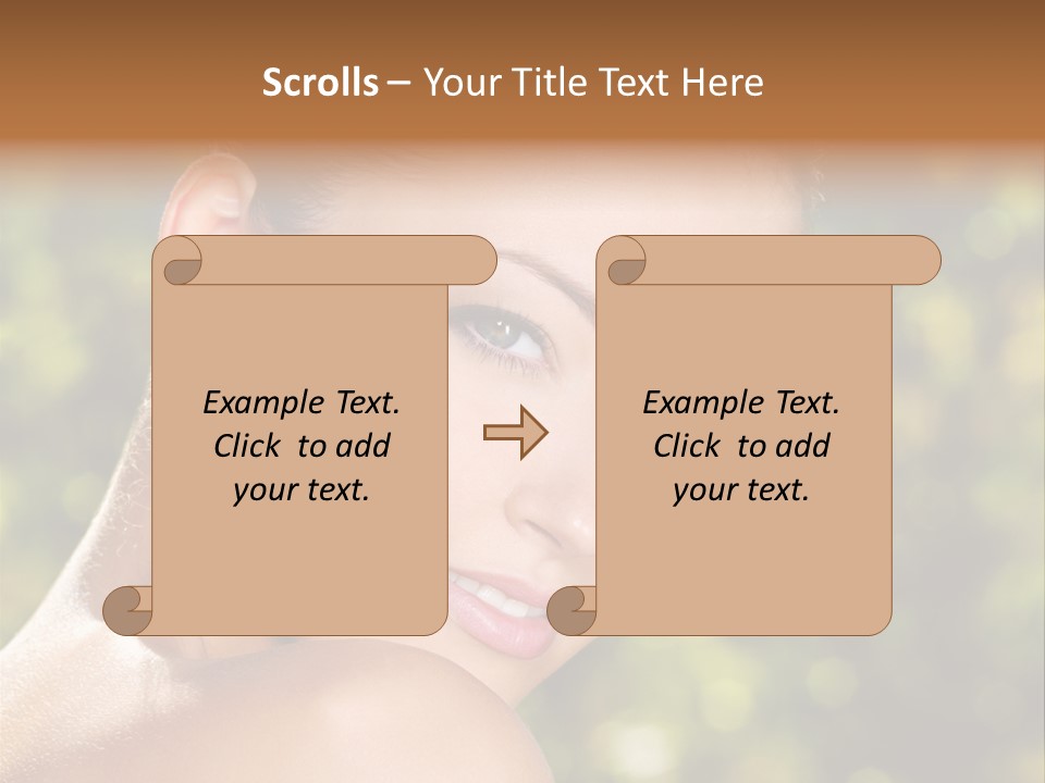 Calm Vertical Skin PowerPoint Template