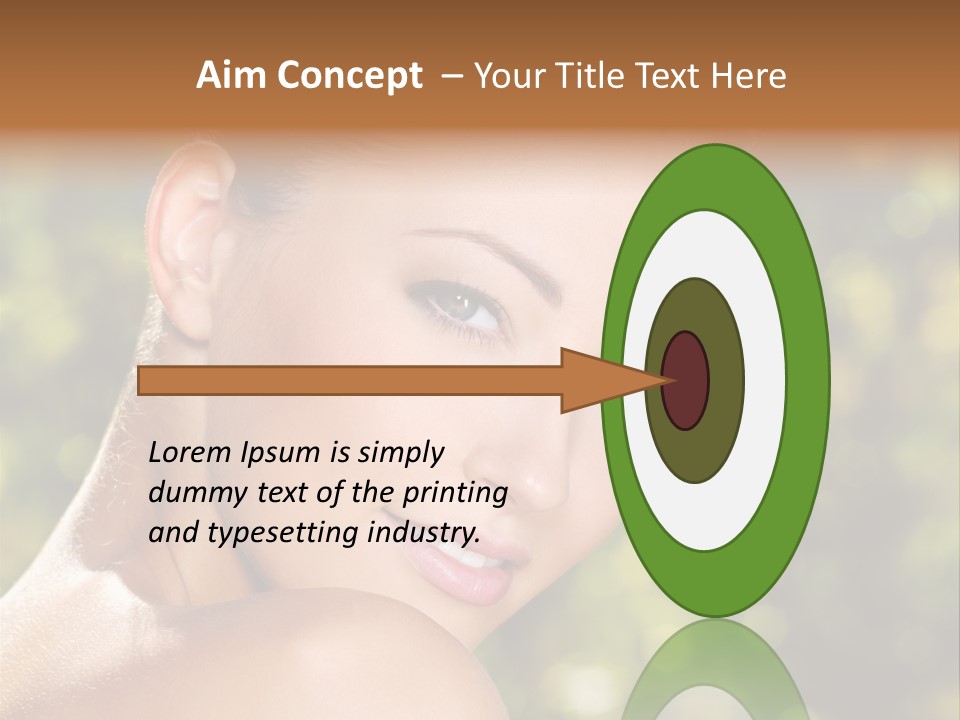 Calm Vertical Skin PowerPoint Template