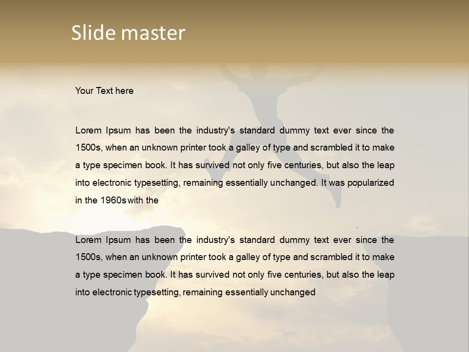 Freedom Excited Rock PowerPoint Template