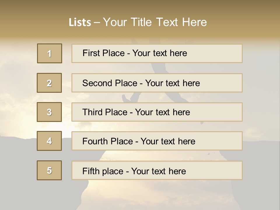 Freedom Excited Rock PowerPoint Template