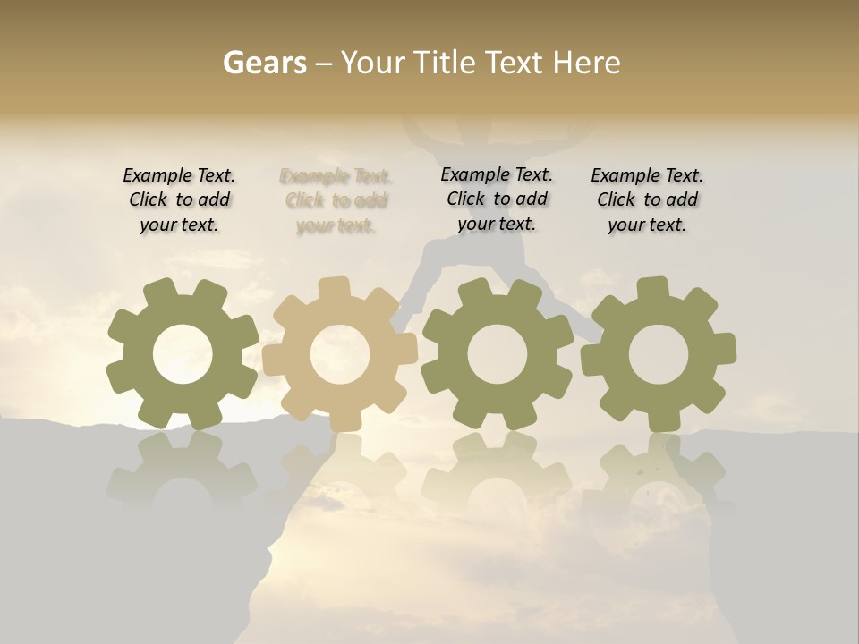 Freedom Excited Rock PowerPoint Template