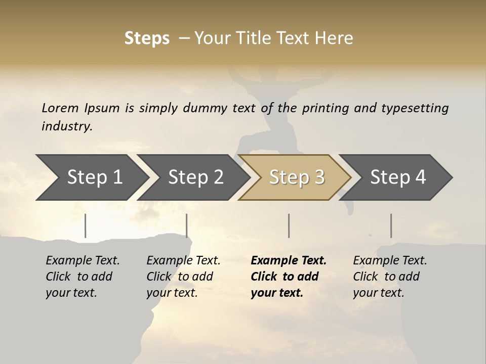 Freedom Excited Rock PowerPoint Template