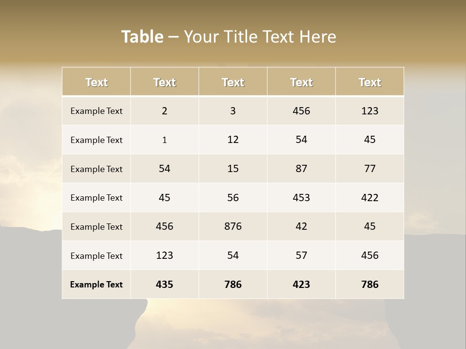 Freedom Excited Rock PowerPoint Template