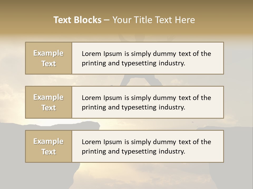 Freedom Excited Rock PowerPoint Template