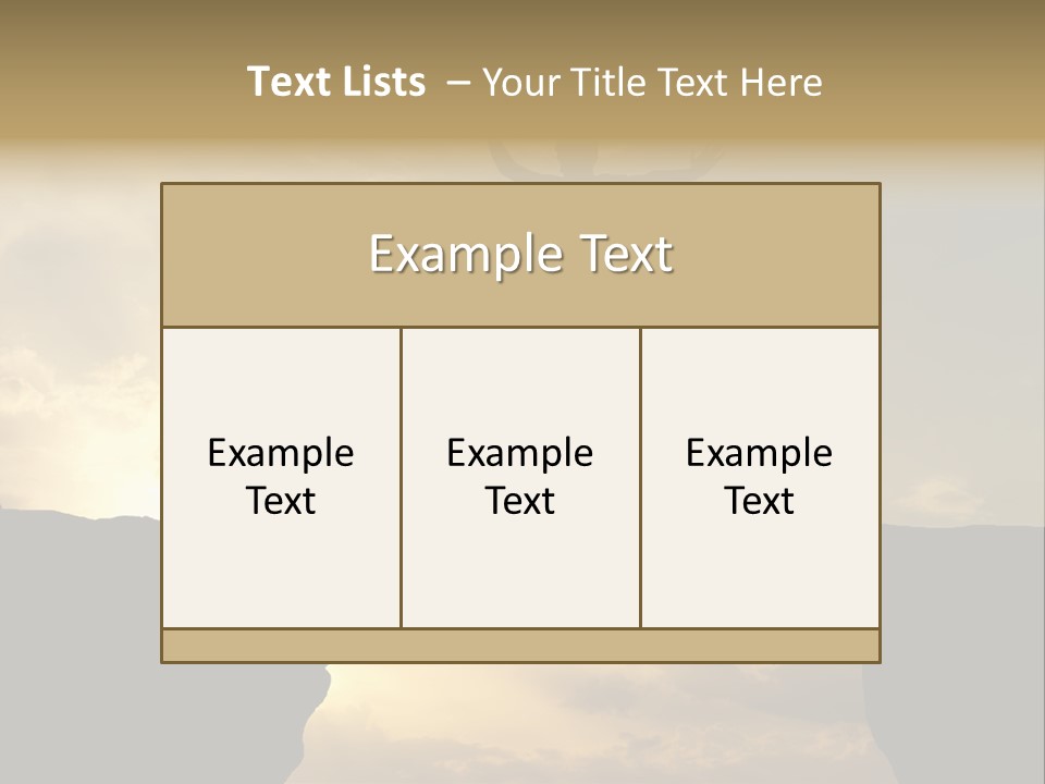 Freedom Excited Rock PowerPoint Template