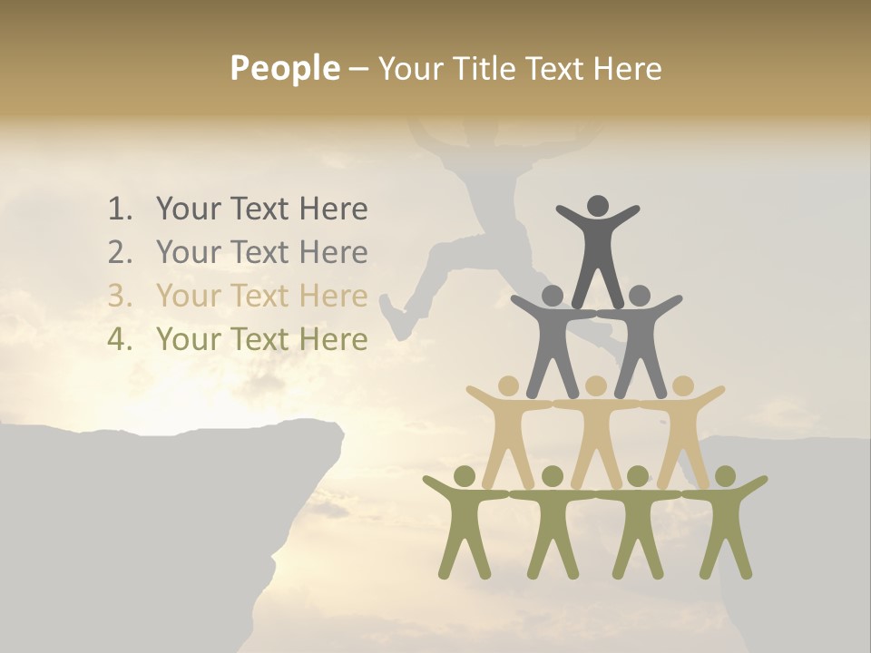 Freedom Excited Rock PowerPoint Template