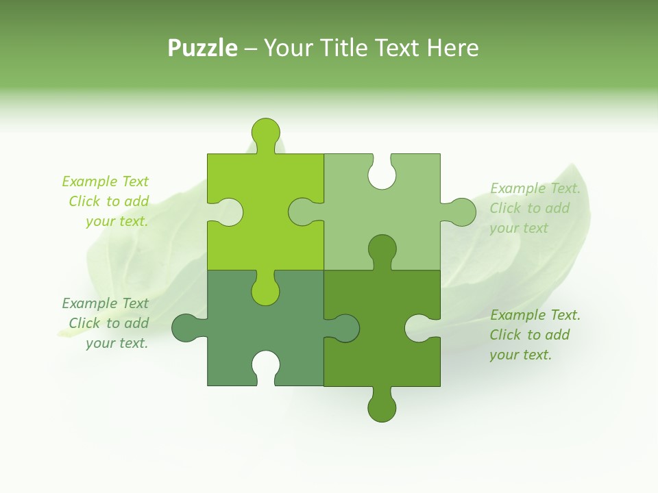 Herb Flavor Fresh PowerPoint Template