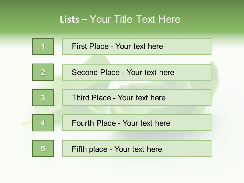 Herb Flavor Fresh PowerPoint Template