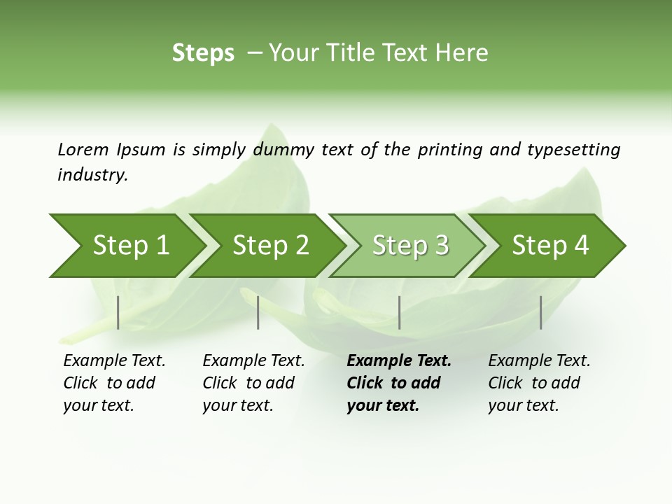 Herb Flavor Fresh PowerPoint Template
