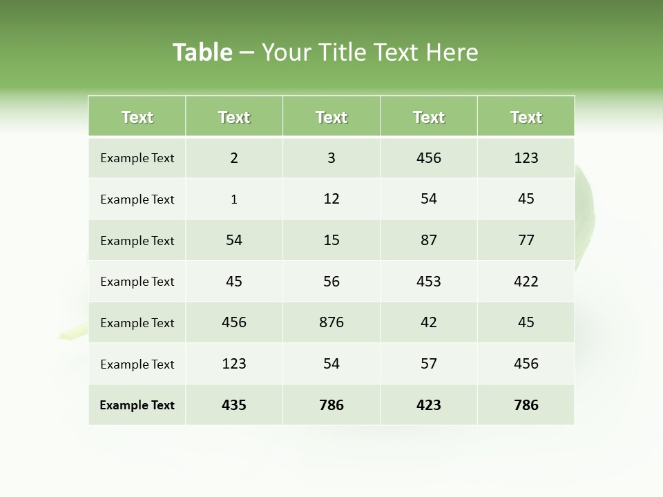 Herb Flavor Fresh PowerPoint Template