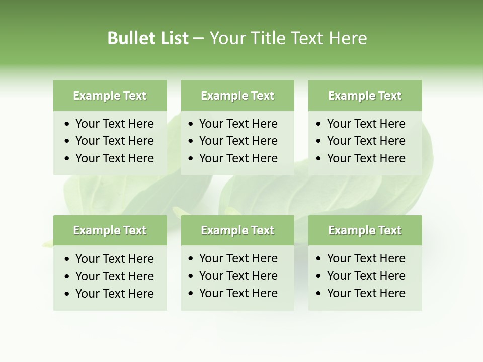 Herb Flavor Fresh PowerPoint Template