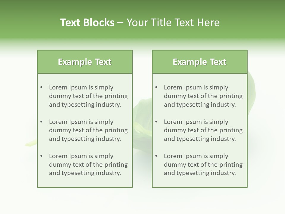 Herb Flavor Fresh PowerPoint Template