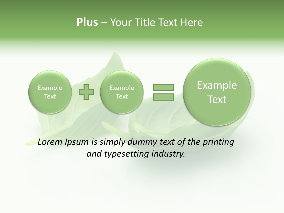 Herb Flavor Fresh PowerPoint Template