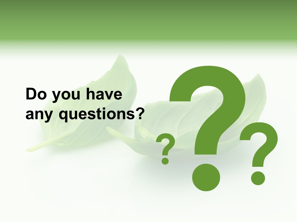 Herb Flavor Fresh PowerPoint Template