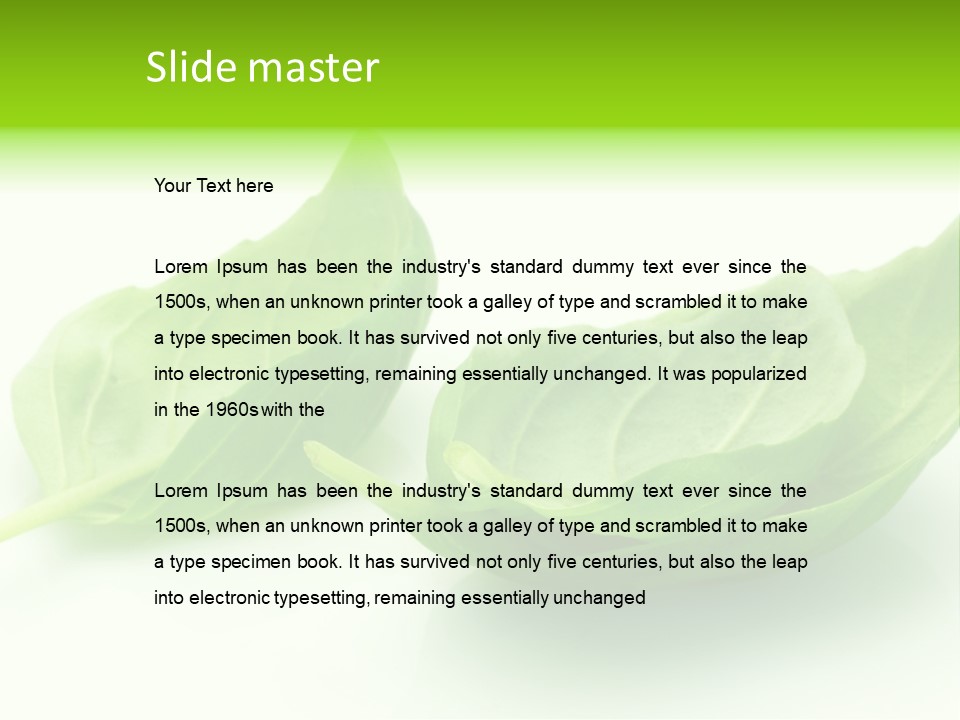 Fresh Food Flavor PowerPoint Template