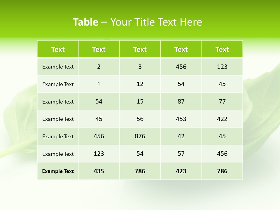 Fresh Food Flavor PowerPoint Template