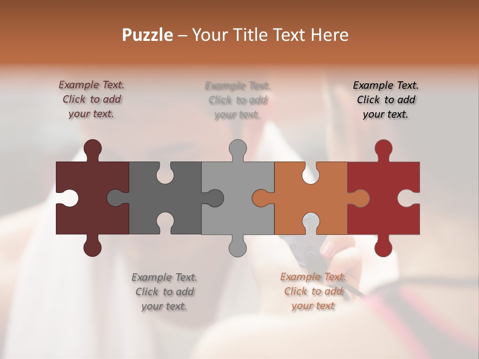Relax Male Equipment PowerPoint Template