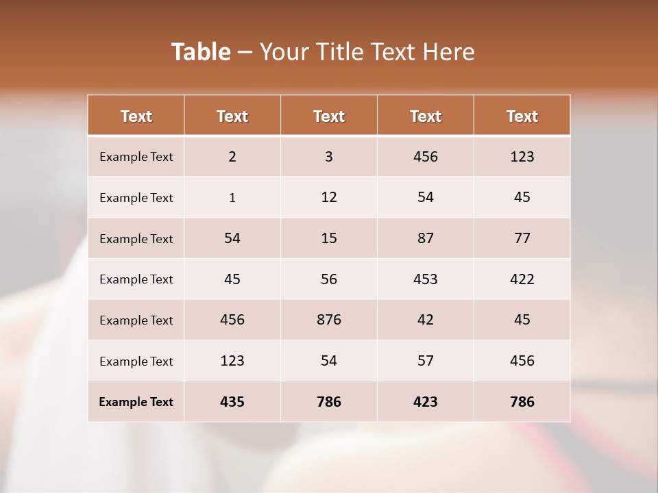 Relax Male Equipment PowerPoint Template