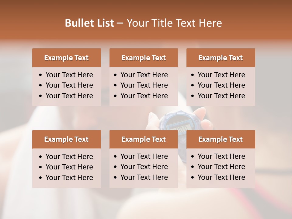 Relax Male Equipment PowerPoint Template