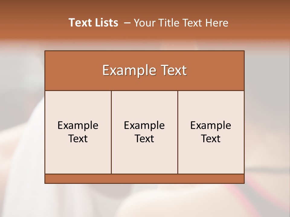 Relax Male Equipment PowerPoint Template