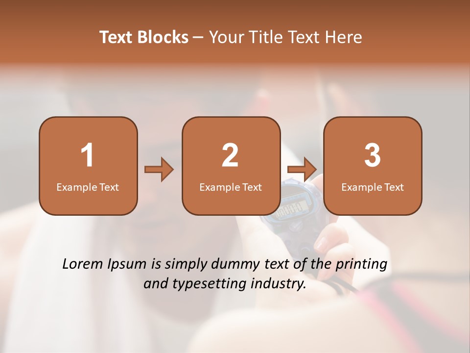 Relax Male Equipment PowerPoint Template