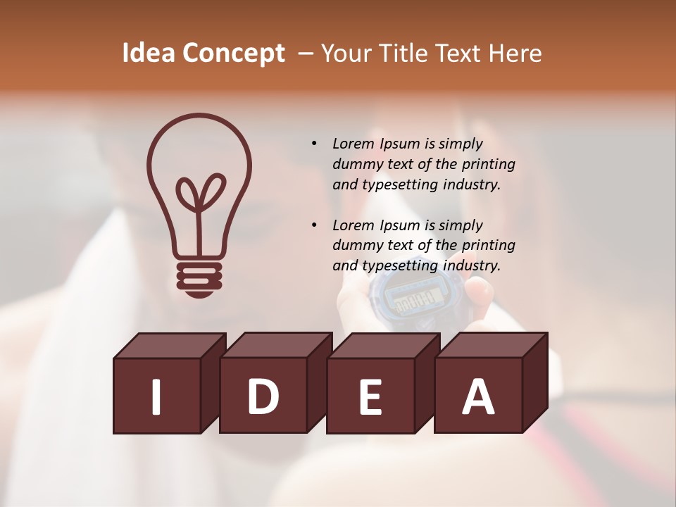 Relax Male Equipment PowerPoint Template