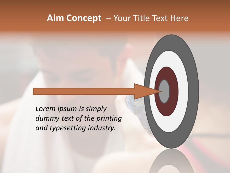 Relax Male Equipment PowerPoint Template