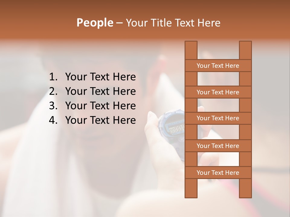Relax Male Equipment PowerPoint Template