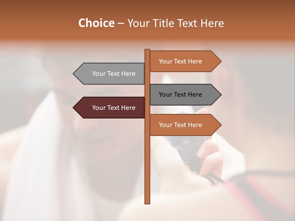 Relax Male Equipment PowerPoint Template